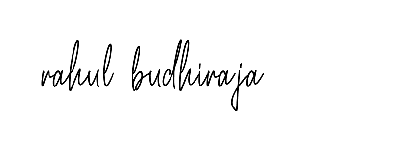 Signature of rahul-budhiraja