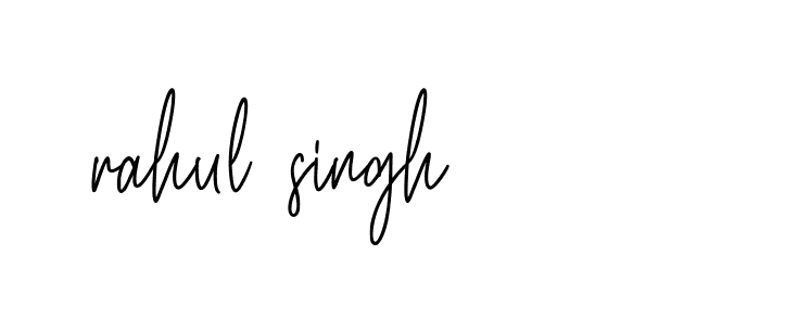 Signature of rahul-singh