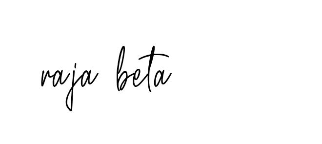 Signature of raja-beta