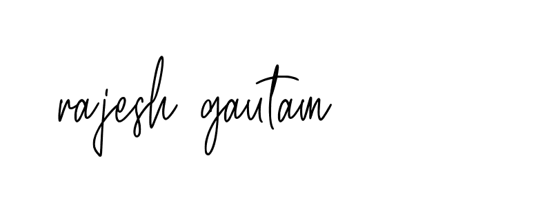 Signature of rajesh-gautam