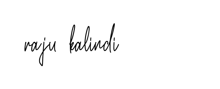 Signature of raju-kalindi-