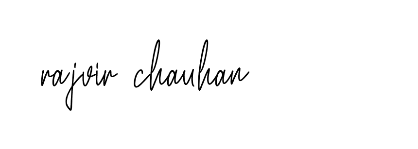 Signature of rajvir-chauhan-