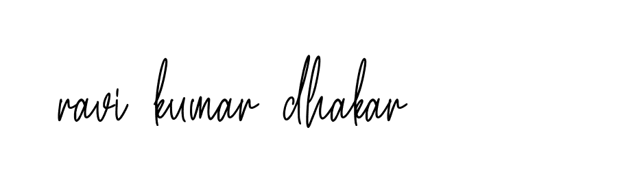 Signature of ravi-kumar-dhakar