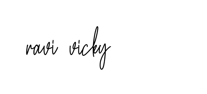 Signature of ravi-vicky