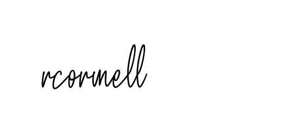 Signature of rcormell