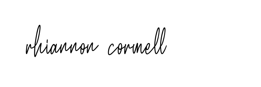 Signature of rhiannon-cormell