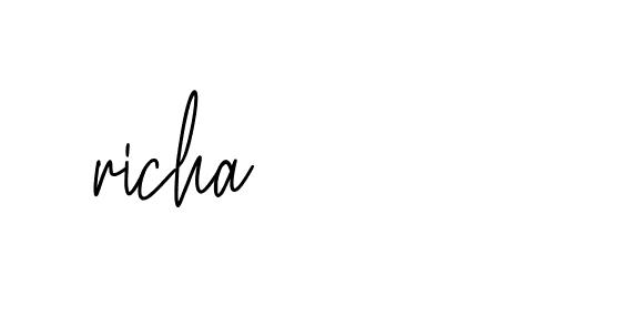 Signature of richa-