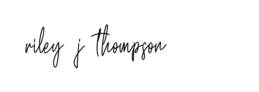 Signature of riley-j-thompson