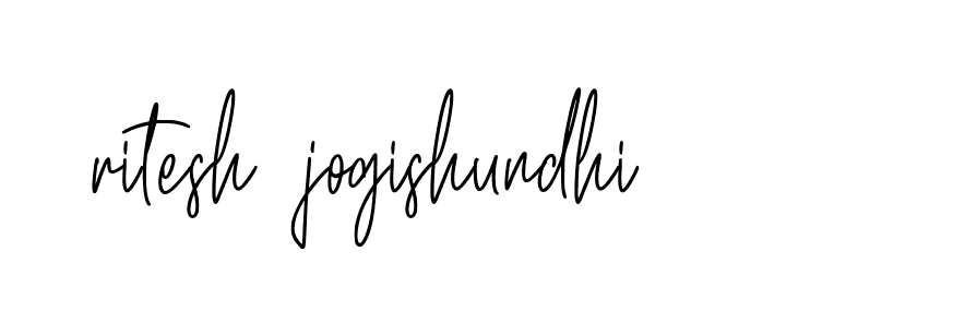 Signature of ritesh-jogishundhi