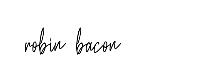 Signature of robin-bacon