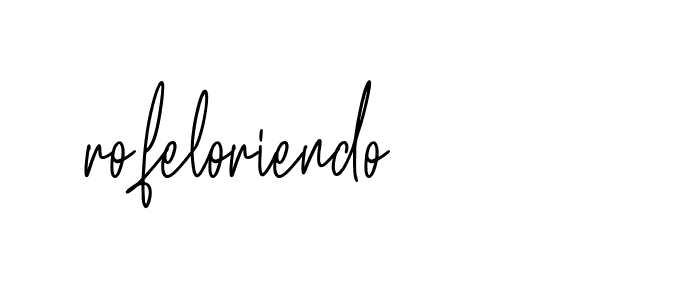 Signature of rofeloriendo