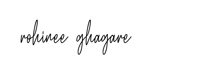 Signature of rohinee-ghagare