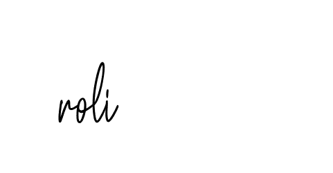 Signature of roli