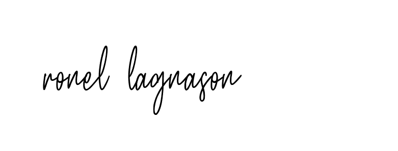 Signature of ronel-lagnason