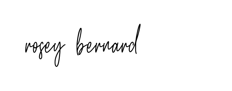 Signature of rosey-bernard