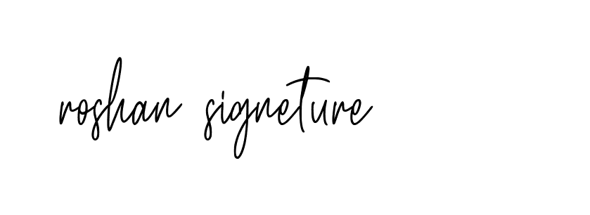 Signature of roshan-signeture