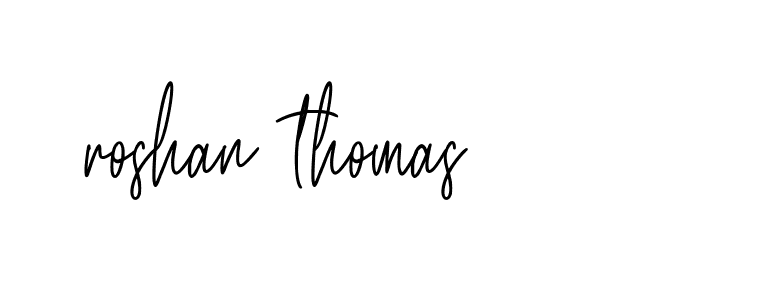 Signature of roshan-thomas