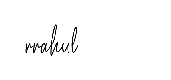 Signature of rrahul