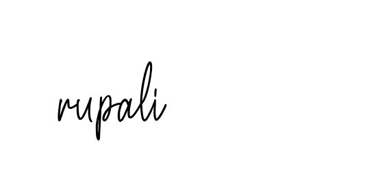 Signature of rupali