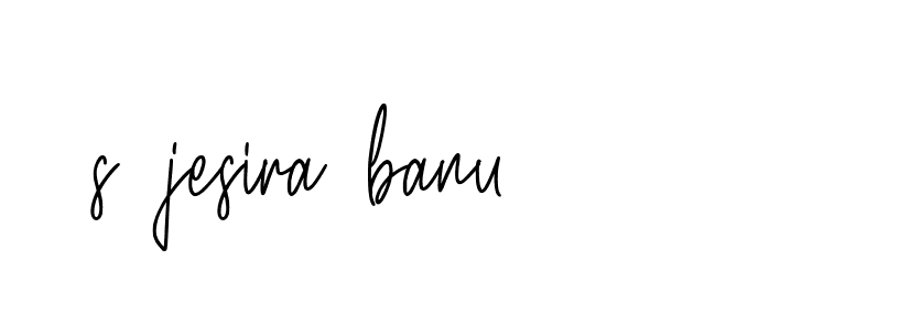 Signature of s-jesira-banu-