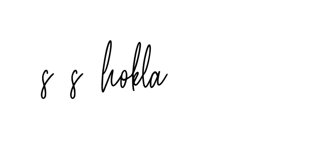 Signature of s-s-hokla