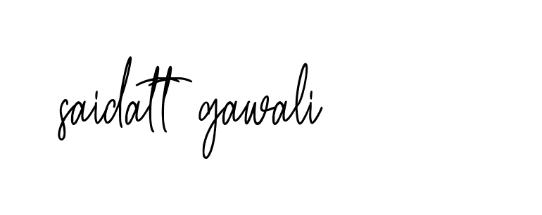 Signature of saidatt-gawali