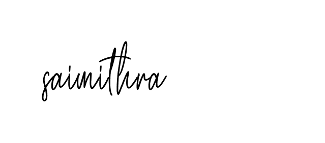 Signature of saimithra