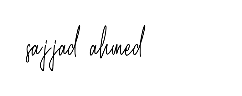 Signature of sajjad-ahmed