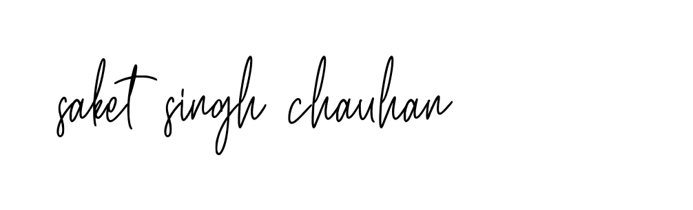 Signature of saket-singh-chauhan-