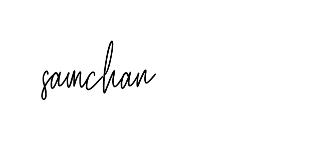 Signature of samchan