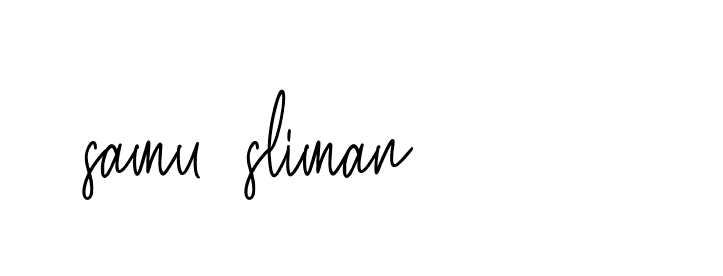 Signature of samu-sliman