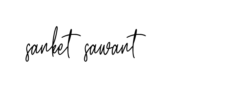 Signature of sanket-sawant