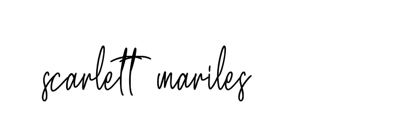 Signature of scarlett-mariles