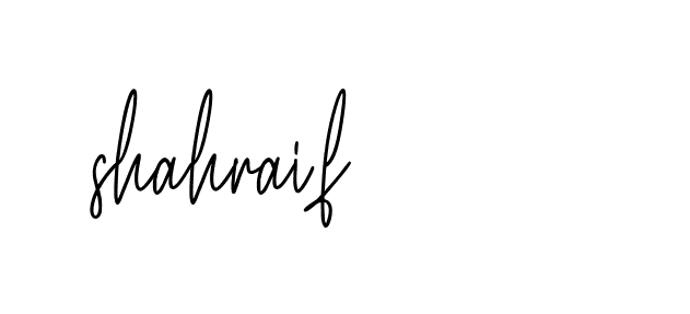 Signature of shahraif