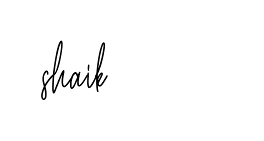 Signature of shaik