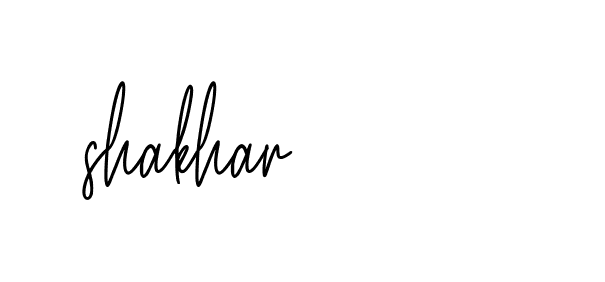 Signature of shakhar