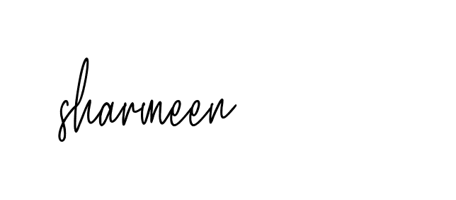 Signature of sharmeen