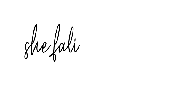 Signature of shefali-