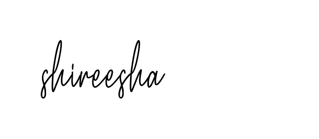 Signature of shireesha