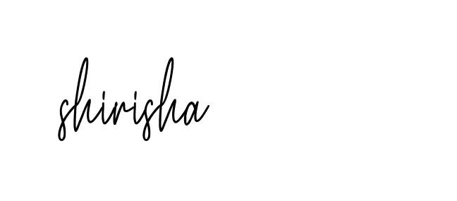 Signature of shirisha-