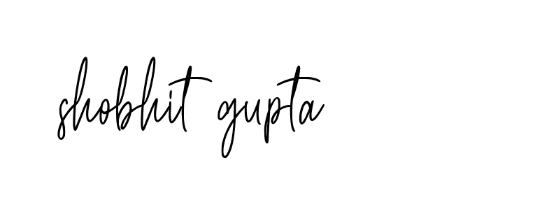 Signature of shobhit-gupta