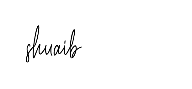 Signature of shuaib-