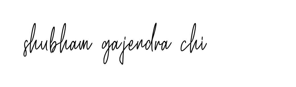 Signature of shubham-gajendra-chi