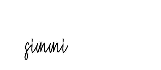 Signature of simmi