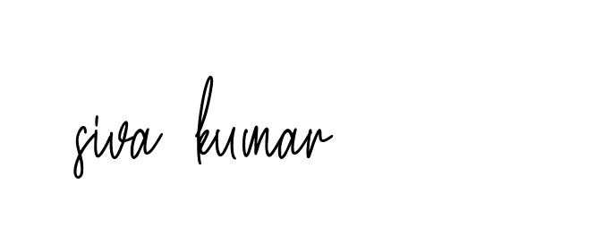 Signature of siva-kumar