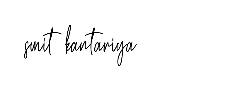 Signature of smit-kantariya