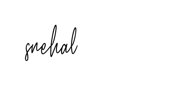 Signature of snehal