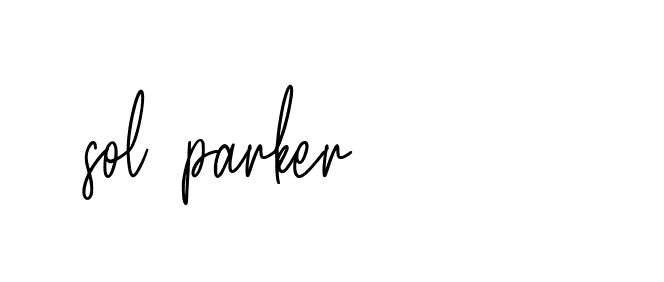 Signature of sol-parker