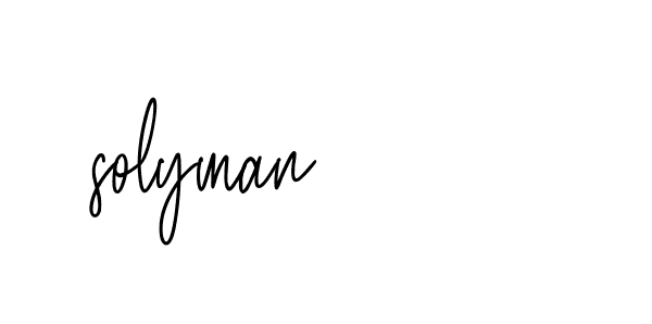 Signature of solyman