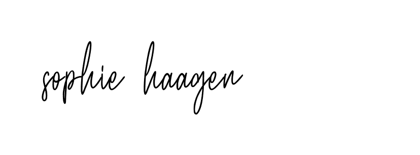 Signature of sophie-haagen-